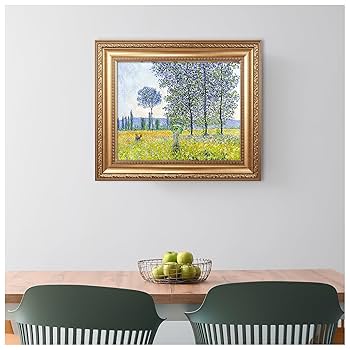 Amazon.com: Sunlight Effect under the Poplars 1887 by Claude